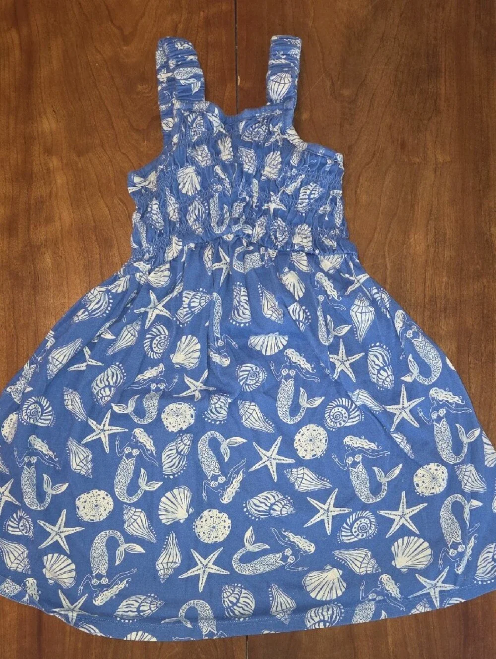 Girls Sunflower Smocked Sundresses - Casual Summer Dresss